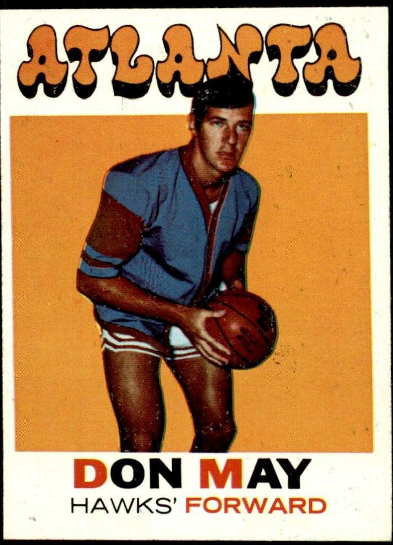 Don May #6 Basketball Cards 1971 Topps