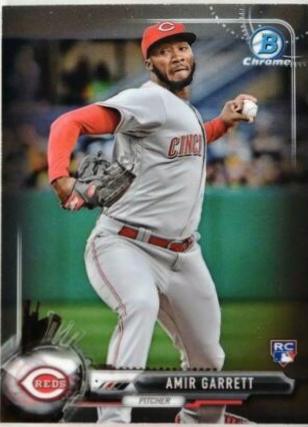 Amir Garrett #95 2017 Bowman Chrome Baseball