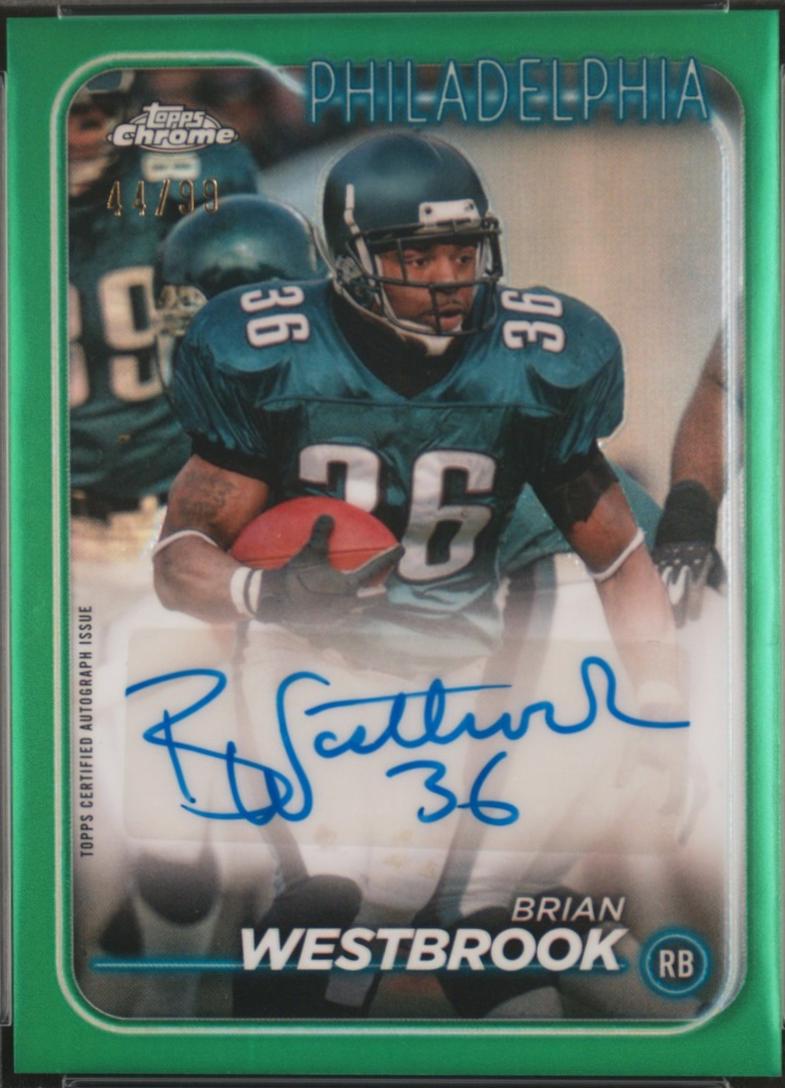 Brian Westbrook #CLA-BW Football Cards 2024 Topps Chrome Legends Autograph