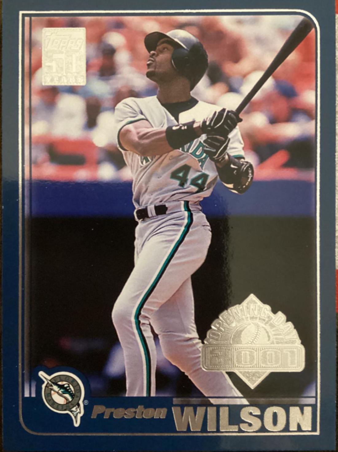 Preston Wilson #16 Baseball Cards 2001 Topps Opening Day