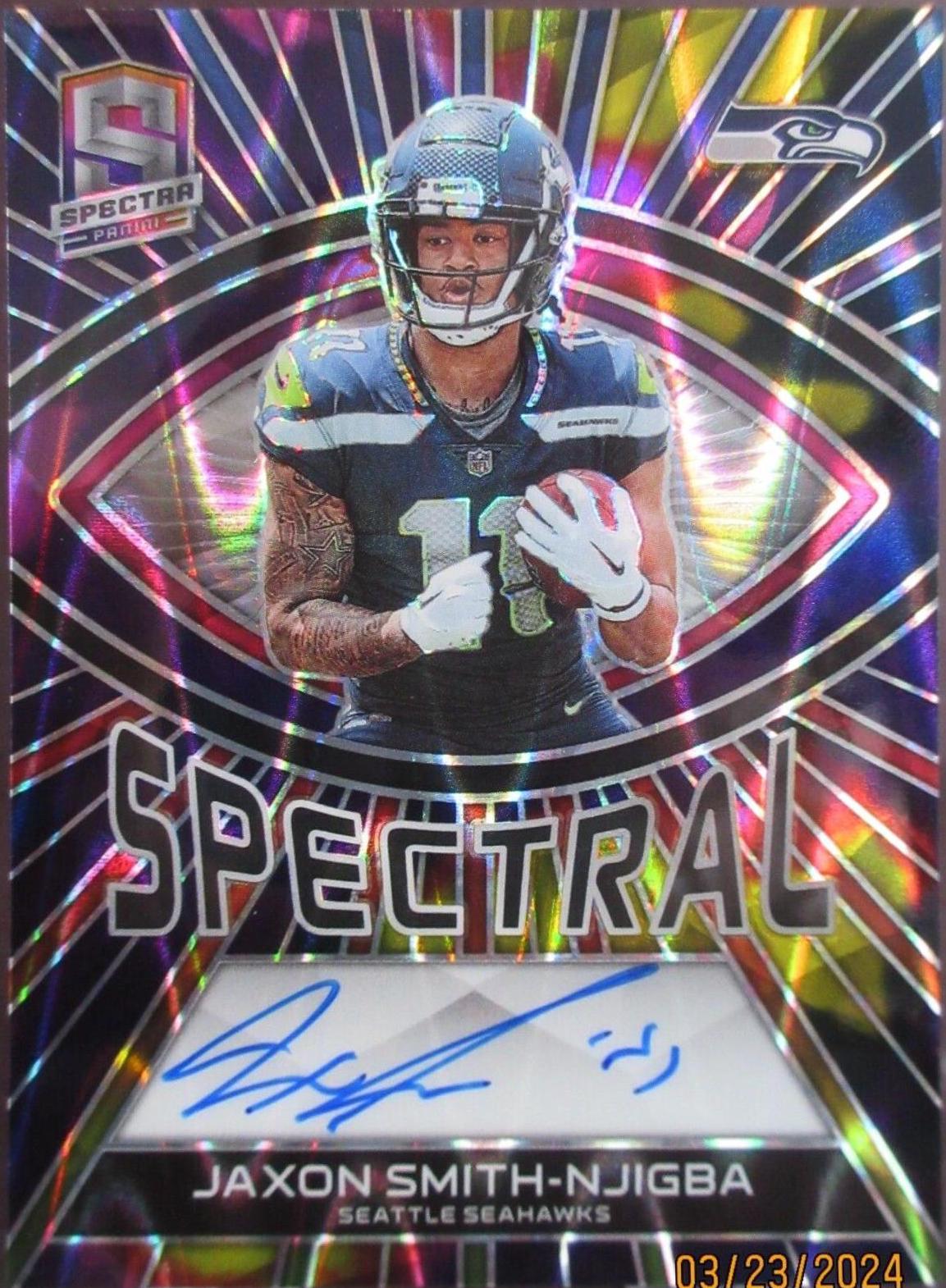 バーヴァン・シー BT サイン Jaxon Smith-Njigba [Hyper] #5 Prices | 2023 Panini Spectra