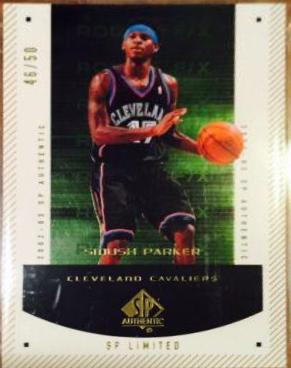 Smush Parker #186 2002-03 SP Authentic Basketball