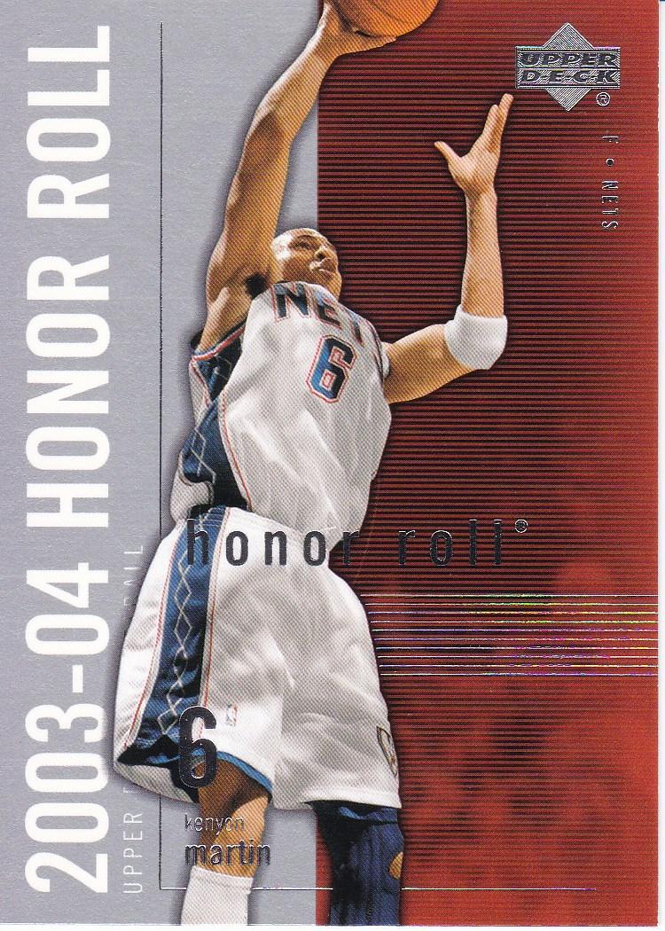 Kenyon Martin #52 Basketball Cards 2003 Upper Deck Honor Roll
