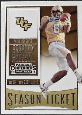 Brandon Marshall #14 Football Cards 2016 Panini Contenders Draft Picks