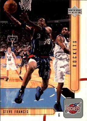 steve francis #55 Basketball Cards 2001 Upper Deck