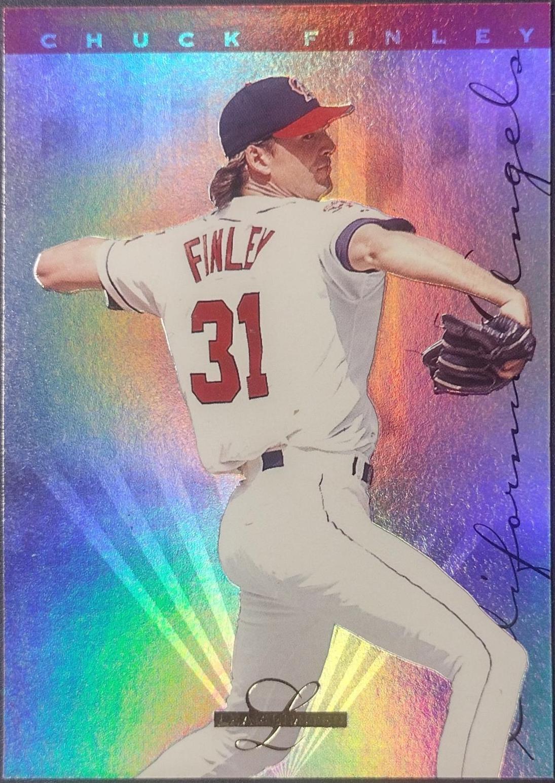 Chuck Finley #111 Baseball Cards 1995 Leaf Limited