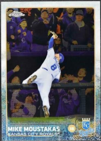 Mike Moustakas #164 2015 Topps Chrome Baseball