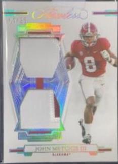 John Metchie III #7 Football Cards 2022 Panini Flawless Collegiate
