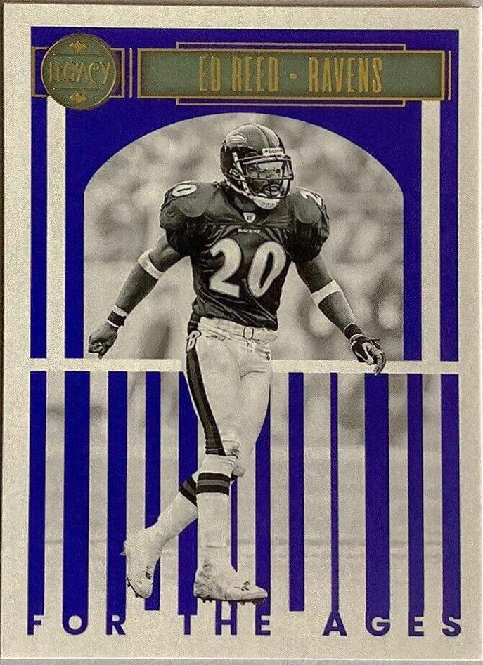 Ed Reed #FTA-14 Football Cards 2023 Panini Legacy For the Ages