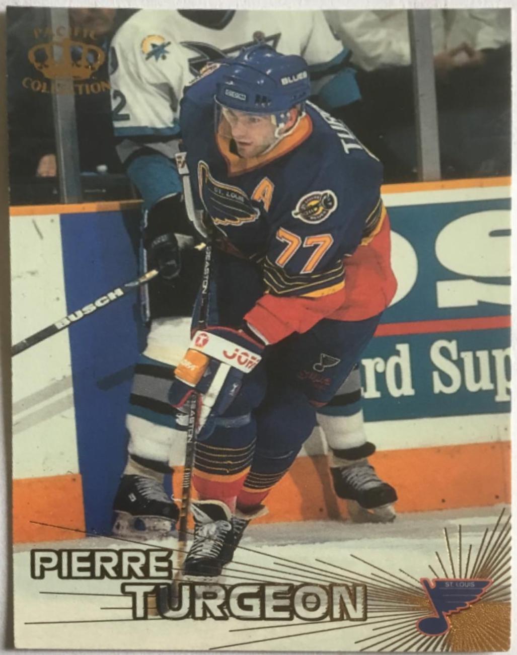 Pierre Turgeon #32 Hockey Cards 1997 Pacific Crown