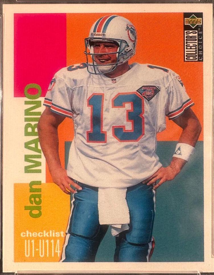 Dan Marino #U224 Football Cards 1995 Collector's Choice Update