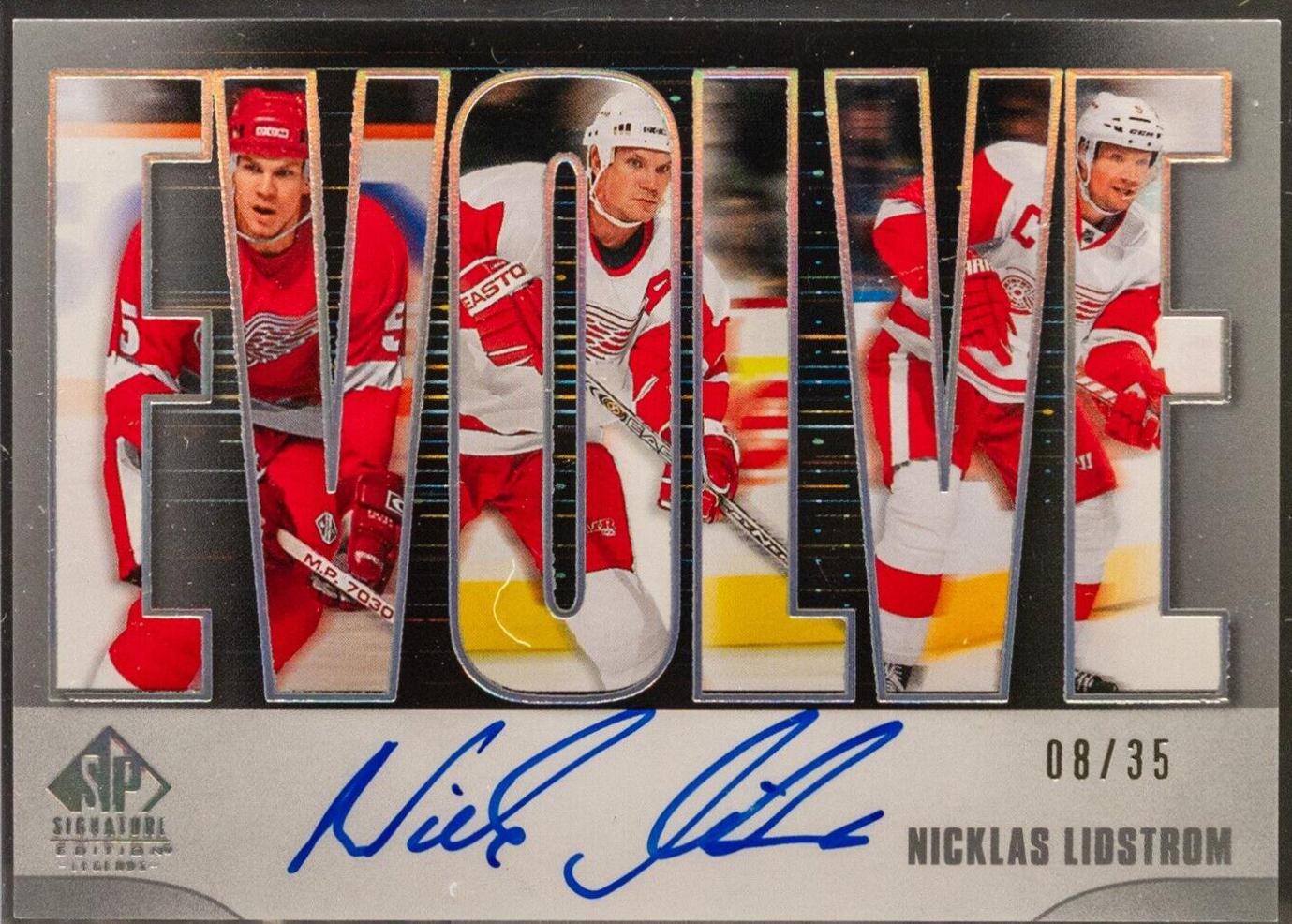 Nicklas Lidstrom [Silver Spectrum Autograph ] #E-35