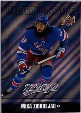 Mika Zibanejad #US-11 Hockey Cards 2024 Upper Deck MVP Under the Scope