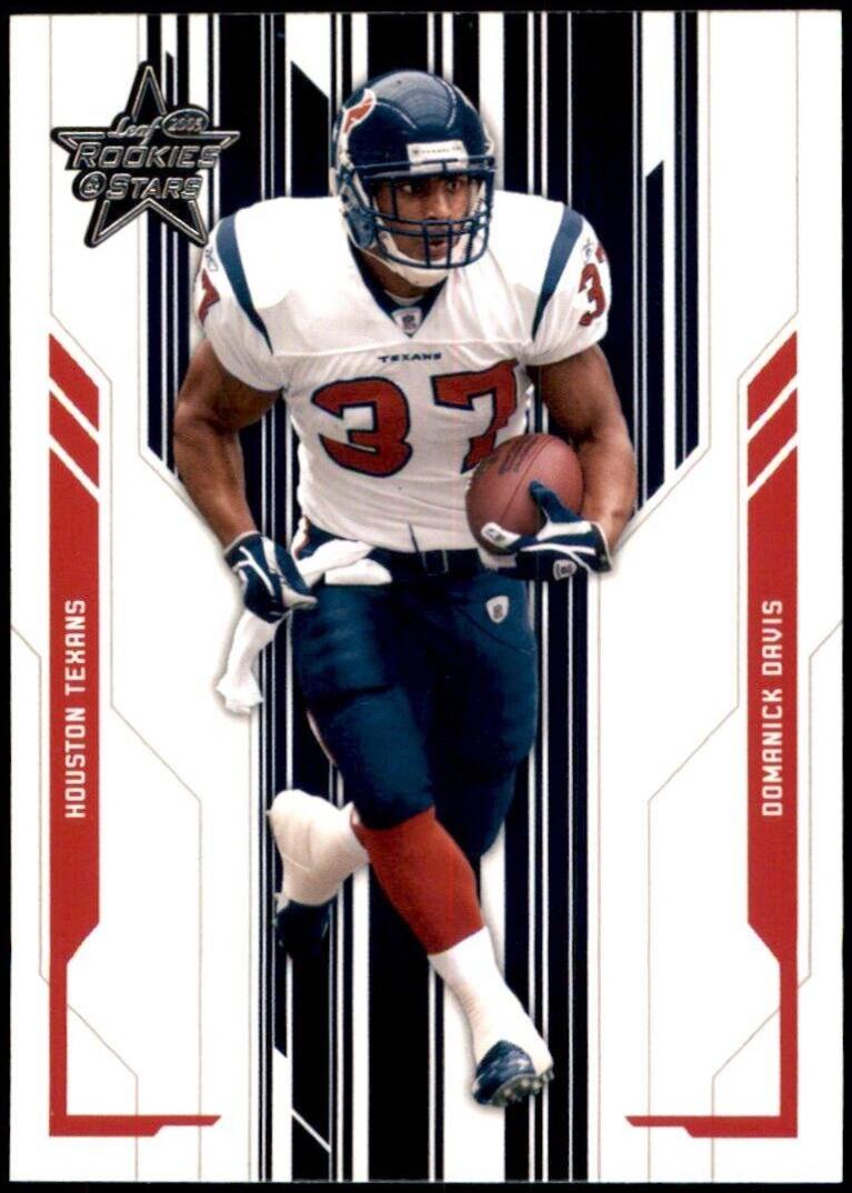 Domanick Davis #40 Football Cards 2005 Leaf Rookies & Stars