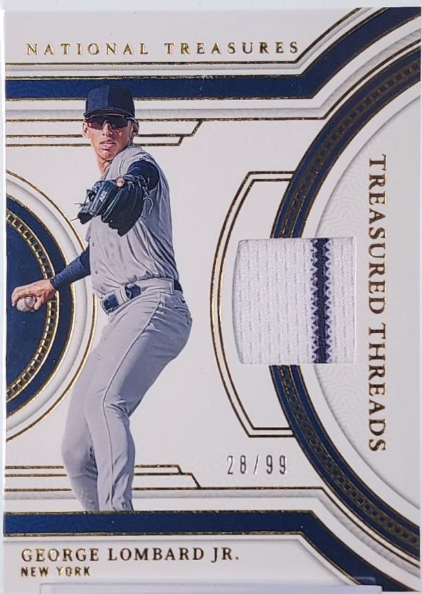 George Lombard Jr. #45 2024 Panini National Treasures Treasured Threads Baseball