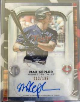 Max Kepler #TA-MK 2022 Topps Tribute Baseball Autographs