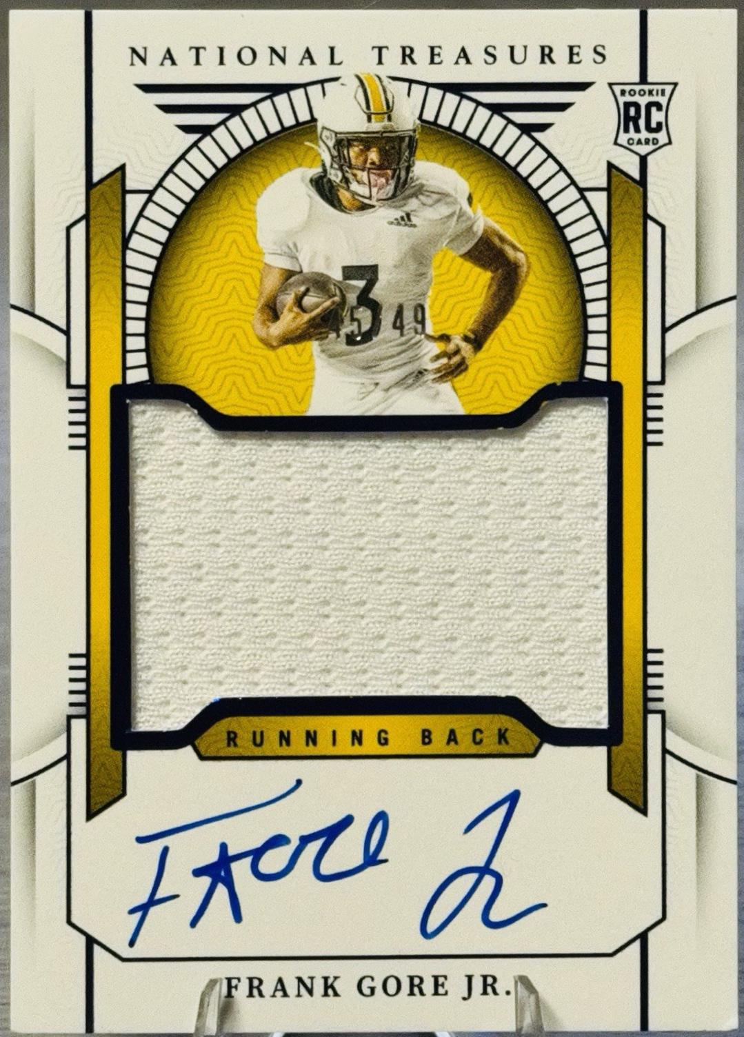 Frank Gore Jr. [Blue College Materials Signature] #66