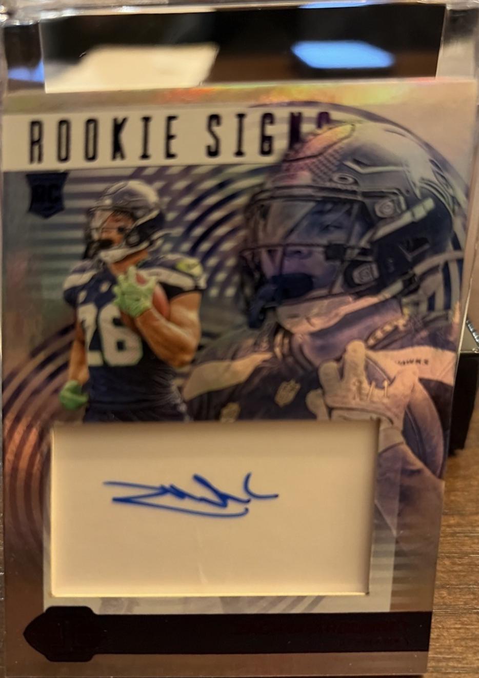 Zach Charbonnet #RS-ZCH 2023 Panini Illusions Rookie Signs Football
