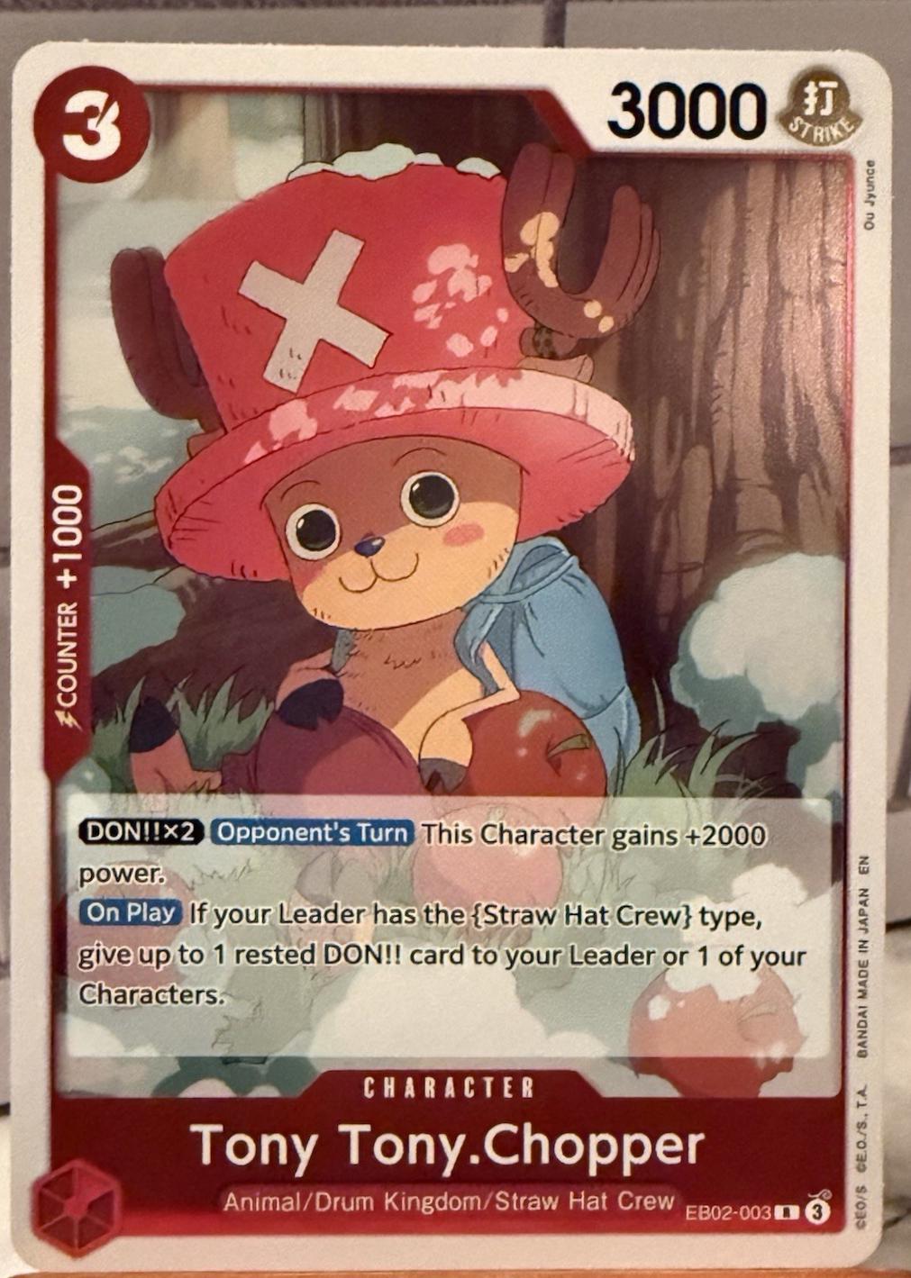 Tony Tony.Chopper EB02-003 One Piece Extra Booster Anime 25th Collection