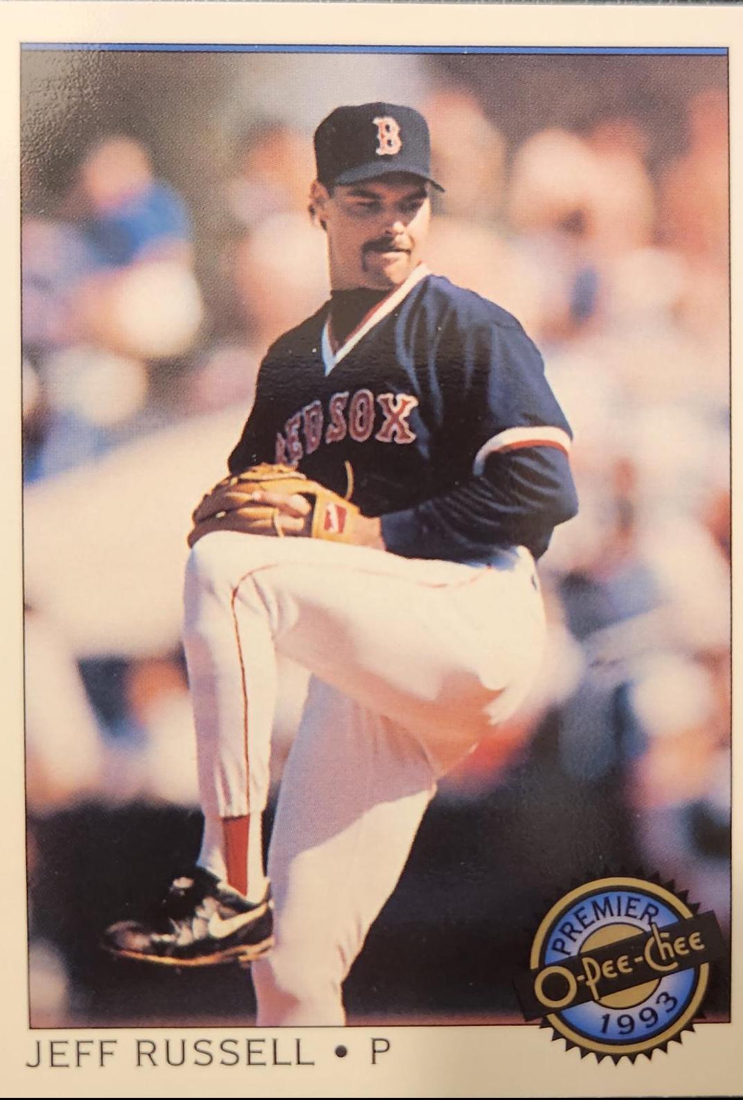 Jeff Russell #9 Baseball Cards 1993 O Pee Chee Premier