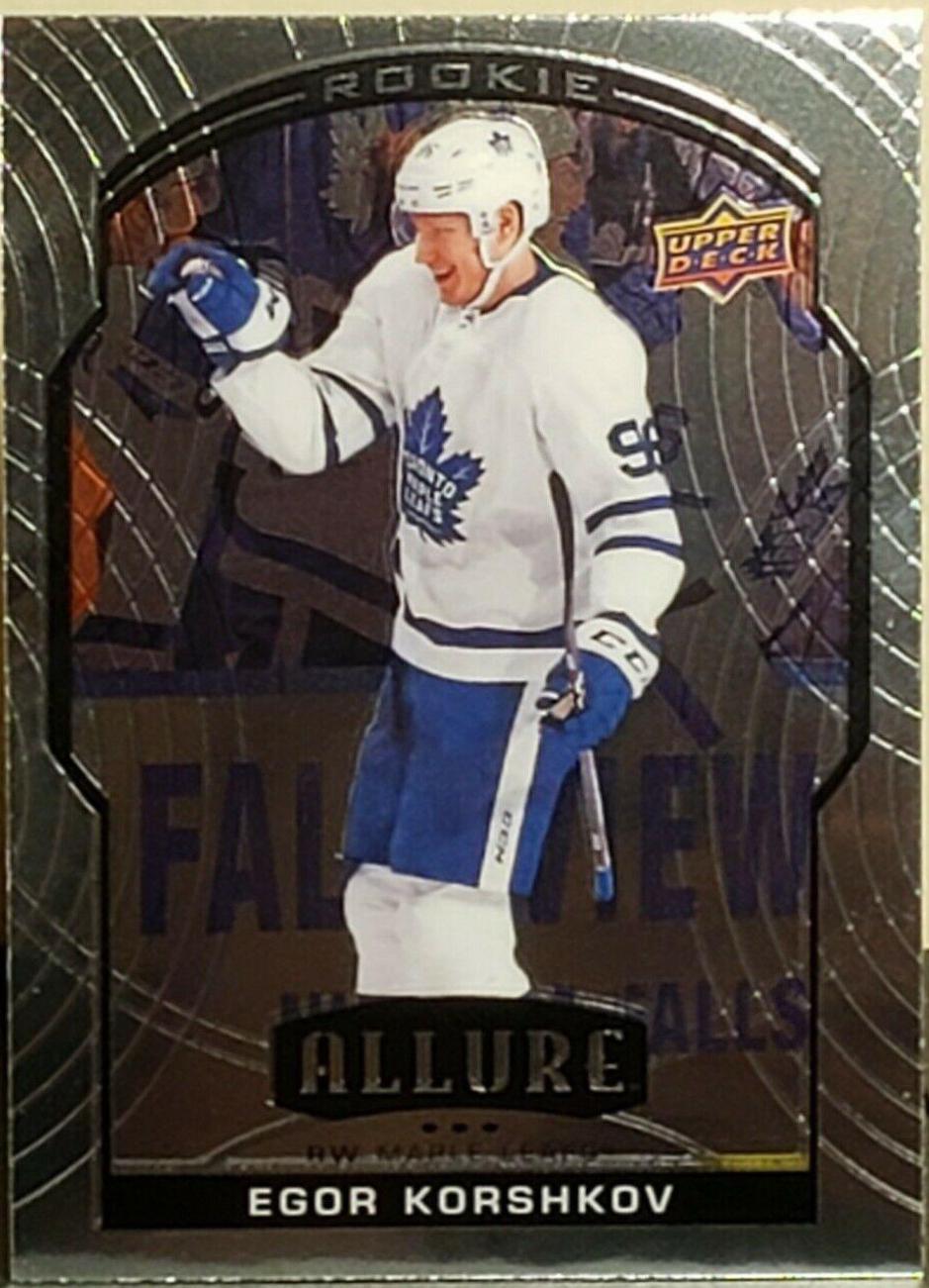Egor Korshkov #85 Hockey Cards 2020 Upper Deck Allure