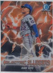 Juan Soto [Orange] #ES-7 Prices | 2026 Bowman Electric Sluggers