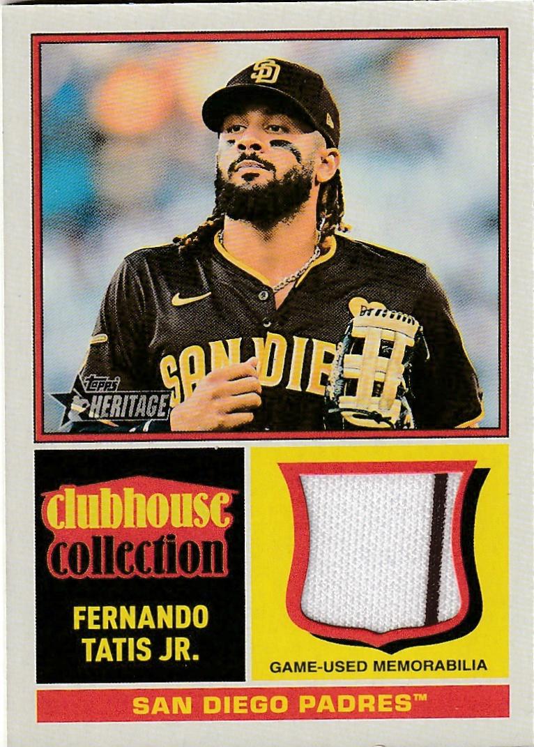 Fernando Tatis Jr. #CCR-FT Baseball Cards 2025 Topps Heritage Clubhouse Collection Relic