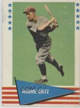 Hughie Critz #101 Baseball Cards 1961 Fleer