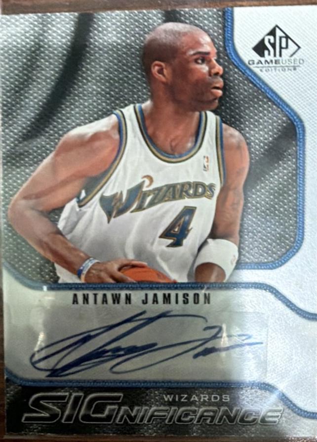 Antawn Jamison #S-JA 2009-10 SP Game Used Basketball SIGnificance