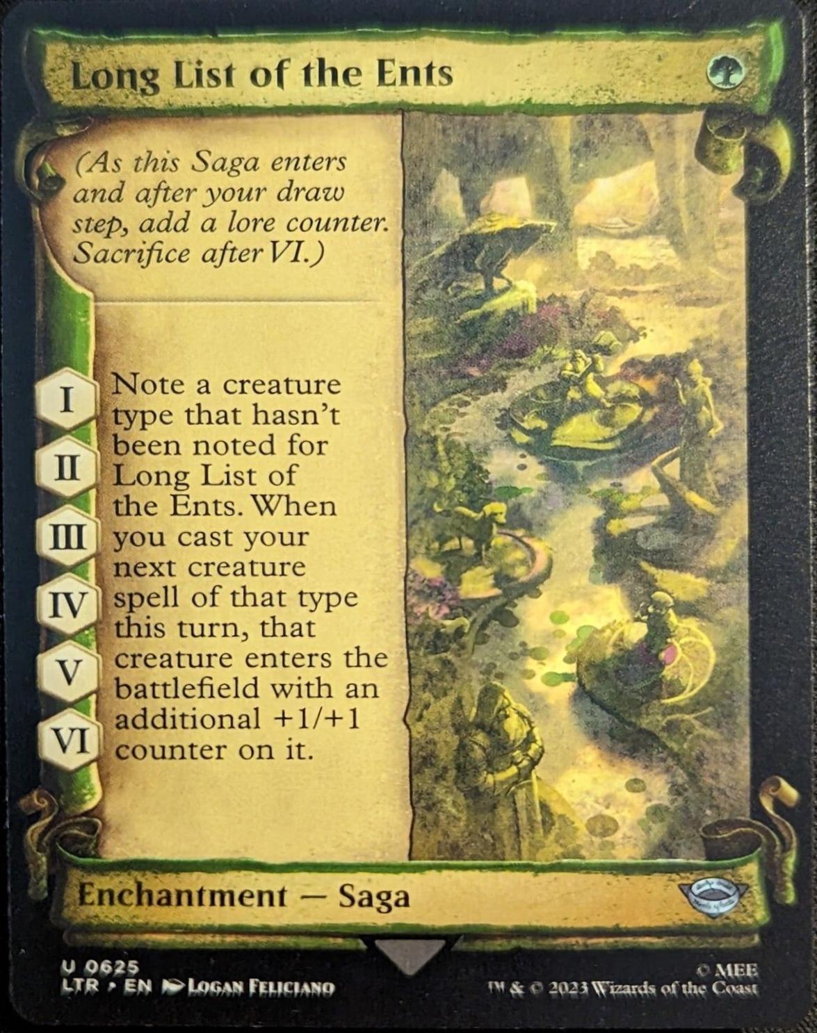Long List of the Ents #625 Magic Lord of the Rings