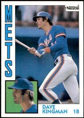 Dave Kingman #573 1984 Topps Nestle Baseball