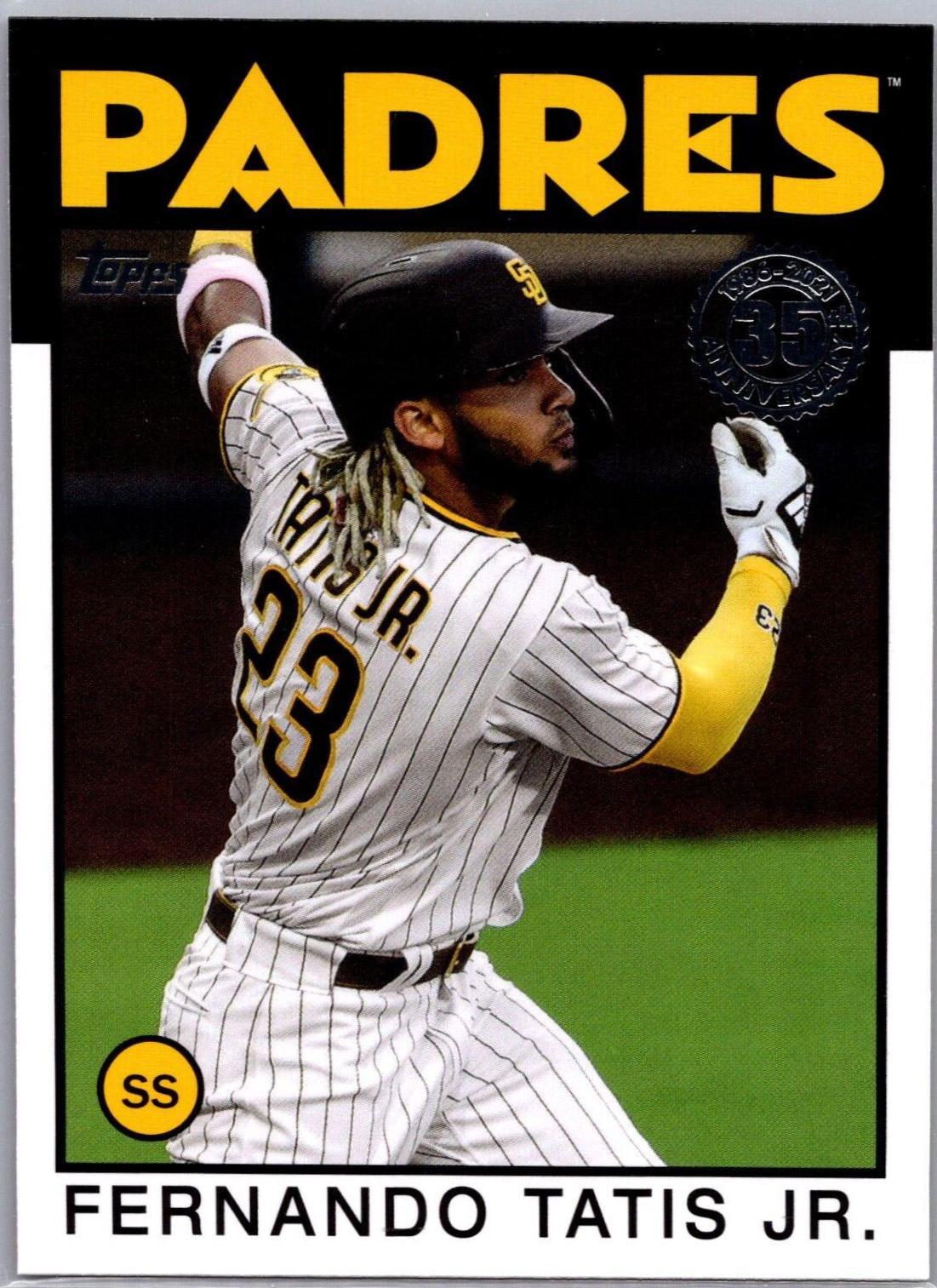 Fernando Tatis Jr. #86B-100 Baseball Cards 2021 Topps 1986 35th Anniversary