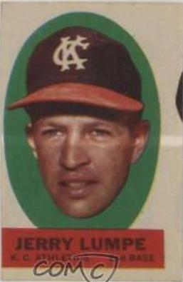 Jerry Lumpe Baseball Cards 1963 Topps Peel Offs