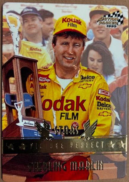 Sterling Marlin #54 Racing Cards 1995 Action Packed NASCAR