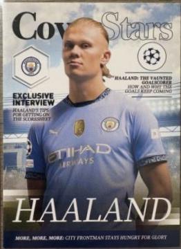 Erling Haaland #CS-11 Soccer Cards 2024 Topps UEFA Cover Stars
