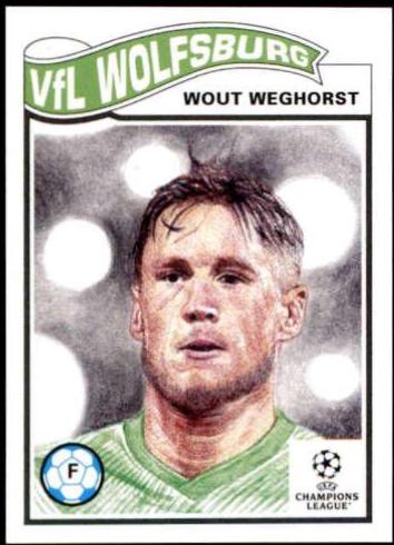 Wout Weghorst #349 2021 Topps Living UEFA Champions League