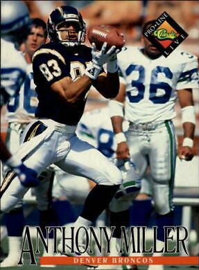 Anthony Miller #37 Football Cards 1994 Pro Line Live