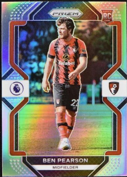 Ben Pearson #224 Soccer Cards 2022 Panini Prizm Premier League