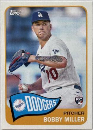 Bobby Miller #166 Baseball Cards 2023 Topps Archives
