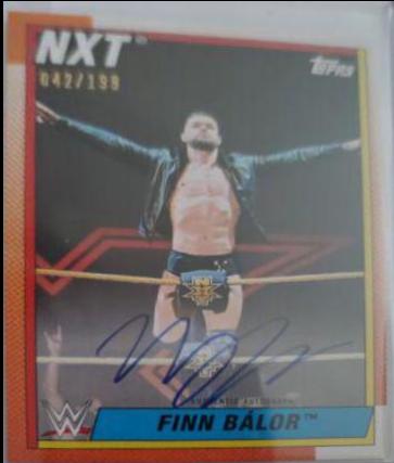 Finn Balor #A-FB Wrestling Cards 2021 Topps Heritage WWE Autographs