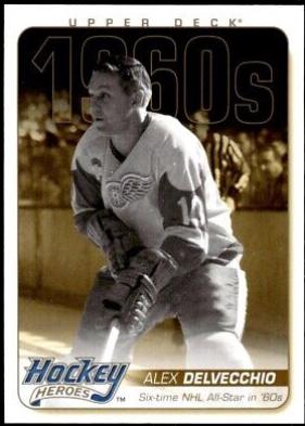 Alex Delvecchio #HH19 Hockey Cards 2011 Upper Deck Hockey Heroes