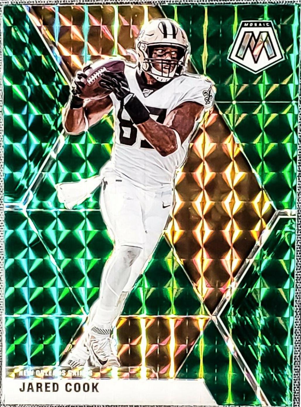 Jared Cook [Green Mosaic] #145 Prices | 2020 Panini Mosaic | Football Cards