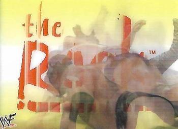 The Rock #25 Wrestling Cards 1999 Artbox WWF Lenticular Action