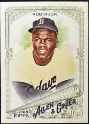 Jackie Robinson #42 2018 Topps Allen & Ginter X Baseball