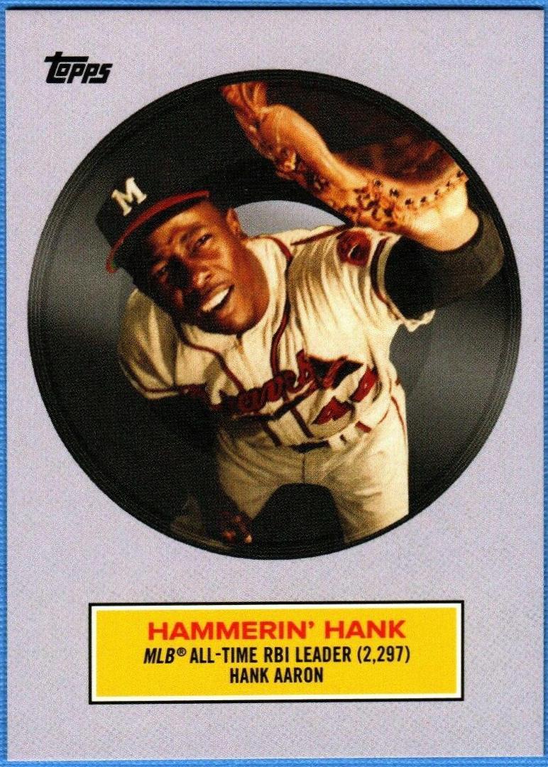 Hank Aaron #9 Baseball Cards 2018 Topps Throwback Thursday