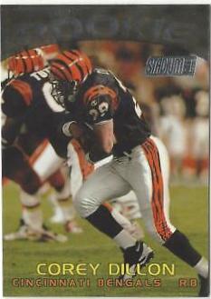 Corey Dillon #191 Football Cards 1997 Stadium Club