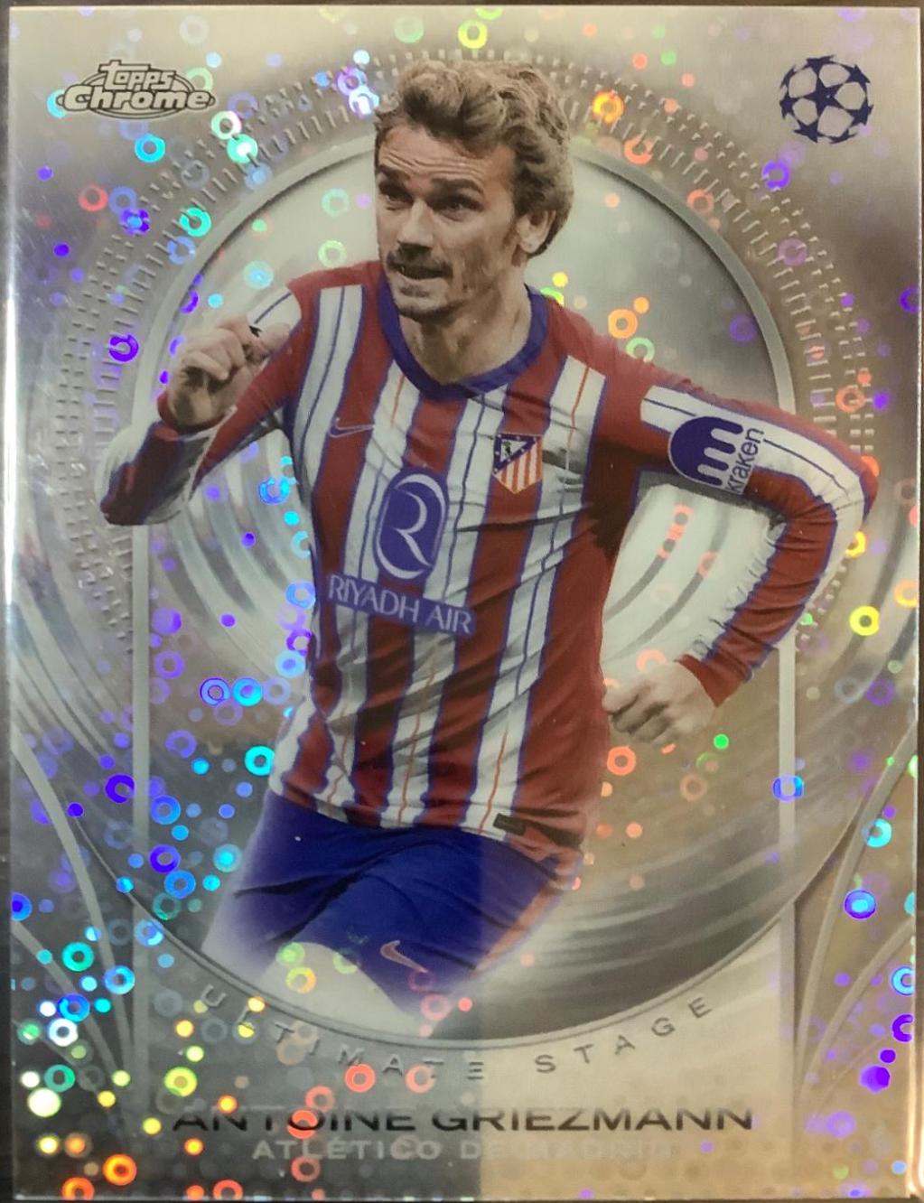 Antoine Griezmann #USC-8 Soccer Cards 2024 Topps Chrome UEFA Club Ultimate Stage