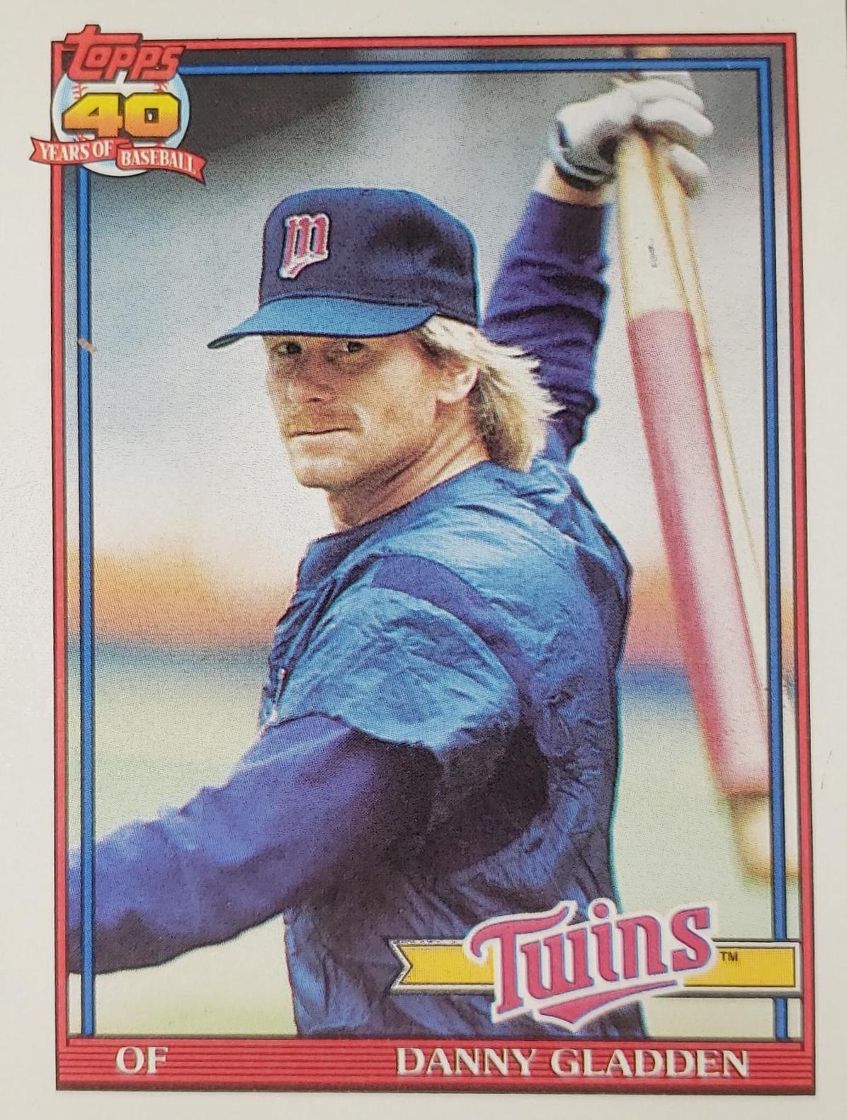 Danny Gladden #778 Baseball Cards 1991 Topps
