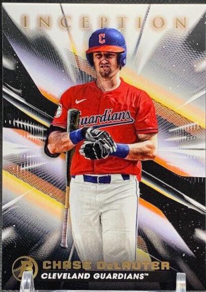 Chase DeLauter #4 Baseball Cards 2023 Bowman Inception