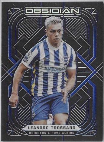 Leandro Trossard #2 Soccer Cards 2021 Panini Obsidian